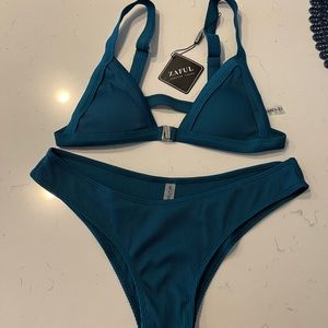 Womens Zalful Bikini size large NWT